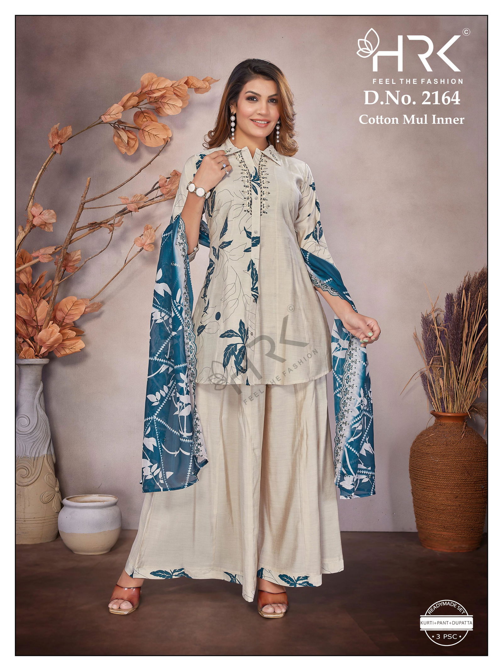 HRK 2164 Modal Printed Designer Readymade Suits Suppliers In India